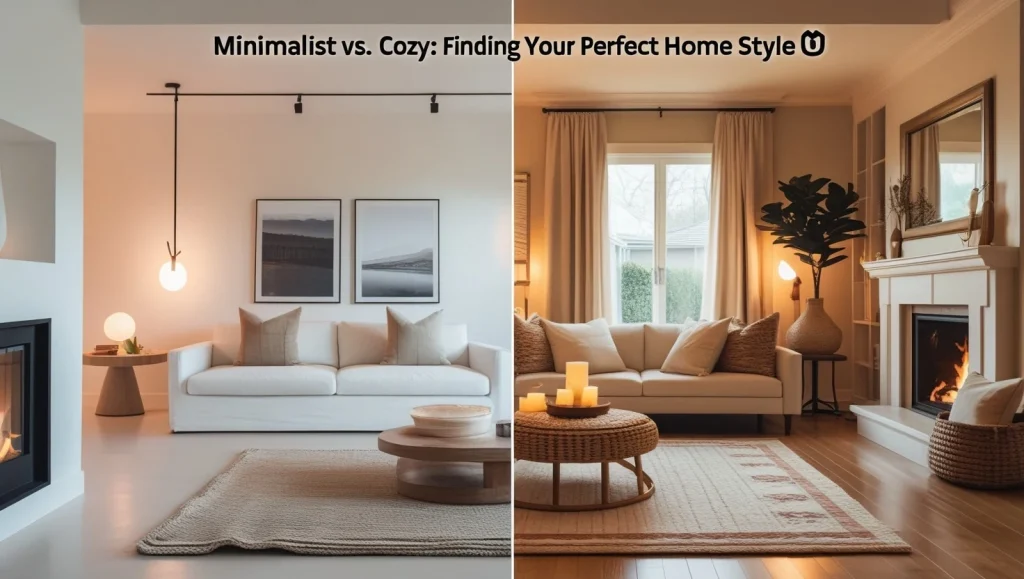 minimalist vs cozy
